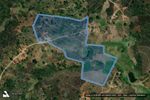 Imagem de satélite de ENGENHO GERALDO - Parte 1 em Alagoa Nova - PB