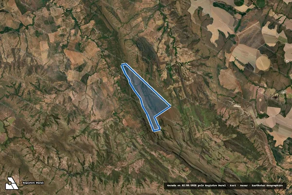 Imagem de satélite de FAZENDA MUSUNGO DENOMINADA FAZENDA SANTA MARIA em Flores de Goiás - GO