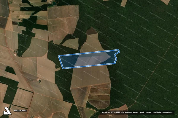 Imagem de satélite de FAZENDA SÃO JOÃO - Parte 1 em Nova Mutum - MT
