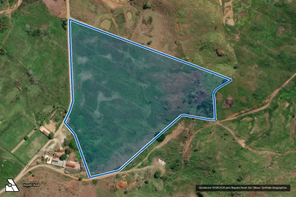 Imagem de satélite de FAZENDA PALMARES - PARCELA 2 em Itaperuna - RJ