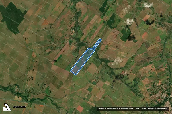 Imagem de satélite de ESTÂNCIA PRÍNCIPE - Gleba B em Presidente Venceslau - SP