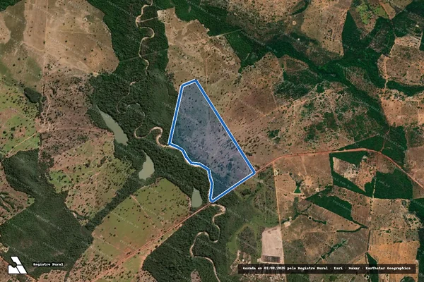 Imagem de satélite de FAZENDA LAGUINHO - GLEBA 03 em Crixás - GO