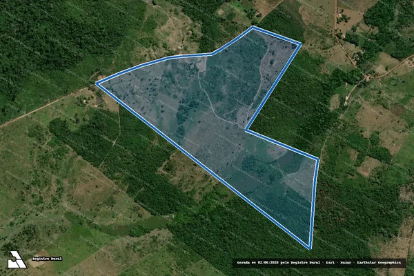Imagem de satélite de PA CEDRINHO-FAZENDA DIVINO PAI ETERNO- LOTE-48 - Parcela 1 em Marabá - PA