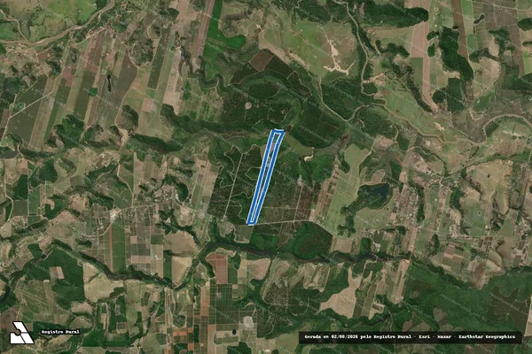 Imagem de satélite de Sítio Vista do Vale - Parcela 1 em São Mateus - ES