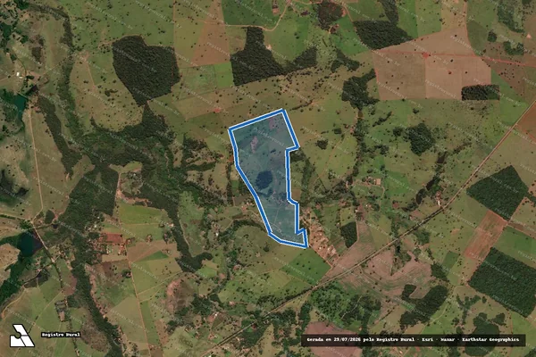 Imagem de satélite de FAZENDA SANTA MARIA - Parte 1 em Trindade - GO
