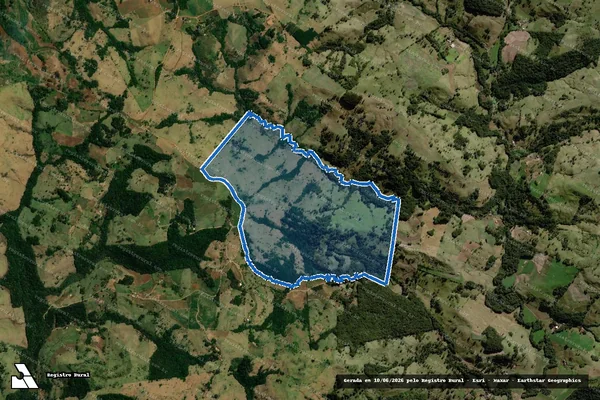 Imagem de satélite de COLÔNIA PIQUIRI ? FAZENDA OLIVEIRA - Lote 47-A em Palmital - PR