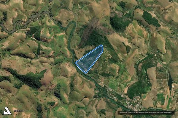 Imagem de satélite de RURAL - Gleba 1 em Mimoso do Sul - ES