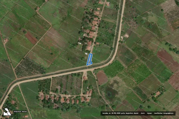 Imagem de satélite de P.A. COMPLEXO JACARÉ CURITUBA - ESTRADA INTERNA ? 89 em Poço Redondo - SE