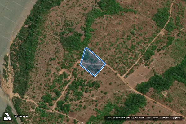Imagem de satélite de PA VALE DO BARREIRAS LOTE 36 em Colinas do Tocantins - TO