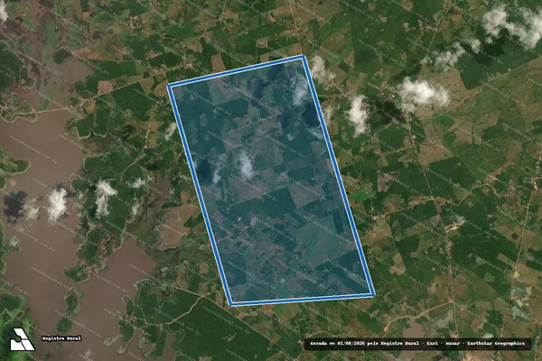 Imagem de satélite de FAZENDA CANAÃ X - Parte 1 em Penalva - MA