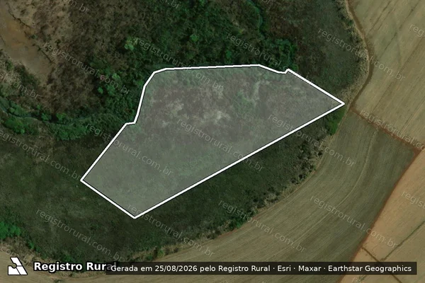 Imagem de satélite de FAZENDA SANTA LUZIA_GLEBA 01 - Parcela 1 em Morro Agudo - SP