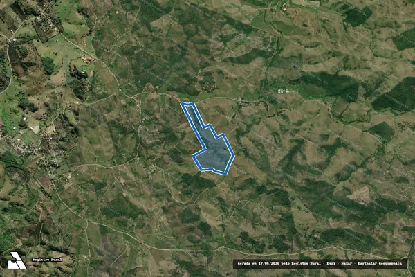 Imagem de satélite de Sitio Mamona - Gleba 1 em Tanguá - RJ