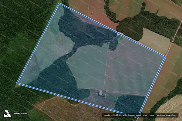 Imagem de satélite de FAZENDA BOM SUCESSO - Parte 2 em Marcelândia - MT