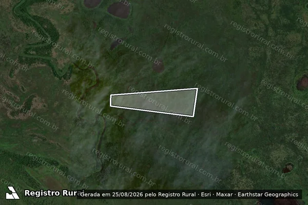 Imagem de satélite de Fazenda Arara Azul - Fazenda Reserva Nossa Senhora de Fatima - Área 3 - A em Corumbá - MS