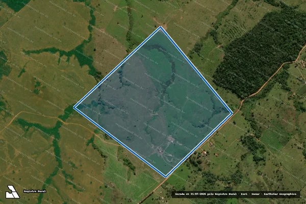 Imagem de satélite de Lote 05 Desm. Do Imóvel denominado Fazenda Das Flores - Lote 05 Desm. Do Imóvel denominado Fazenda Das Flores em Jaru - RO