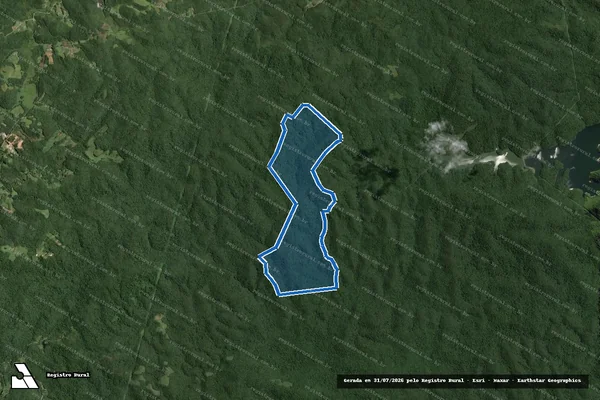Imagem de satélite de Gleba 5 / PARTE 1 em Piedade - SP