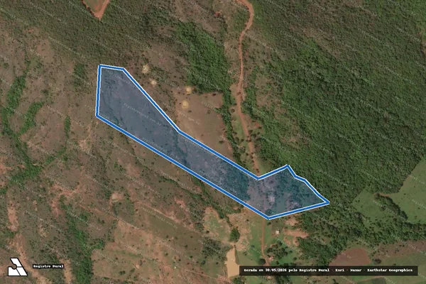 Imagem de satélite de FAZENDA MOREIRA - Parcela 09 em Cabeceira Grande - MG