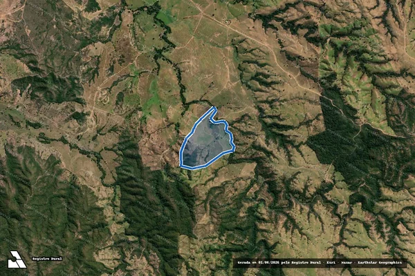 Imagem de satélite de Fazenda Manubuiu, lugar Tapera - Parte 1 em Presidente Olegário - MG