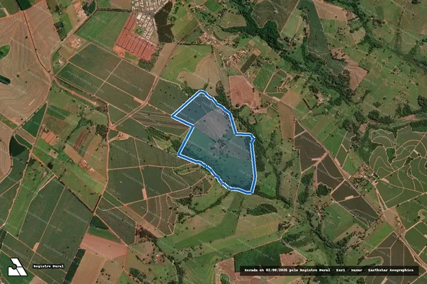 Imagem de satélite de Fazenda Floresta ? Quinhão 6 - Parcela 1 em Potirendaba - SP