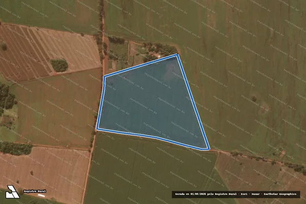 Imagem de satélite de FAZENDA SAO JOAO DAS ANTAS SITIO TIO SAN - Parte1 em Anápolis - GO