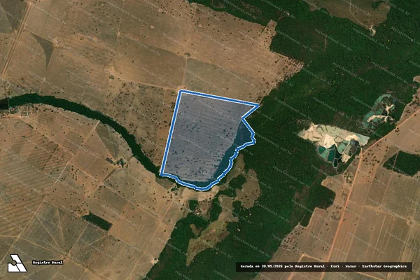 Imagem de satélite de FAZENDA VALE RICO - FAZ_VALE_RICO_MAT_24.013 em Barra do Garças - MT