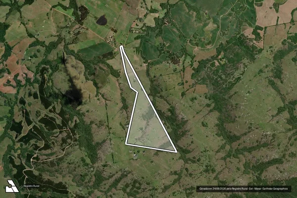 Imagem de satélite de Fazenda Santo Antônio em Pelotas - RS