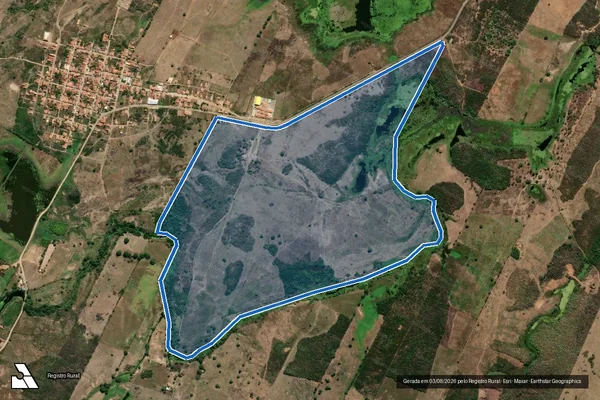 Imagem de satélite de FAZENDA NOVA/SAO PAULO - Parte 2 em Acopiara - CE
