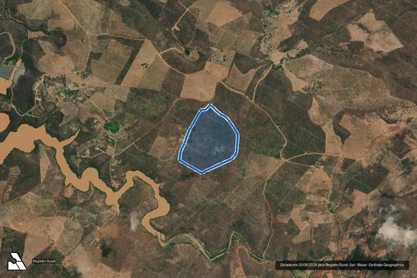 Imagem de satélite de FAZENDA CÓRREGO TIMIRIM - Perimetro em Jenipapo de Minas - MG