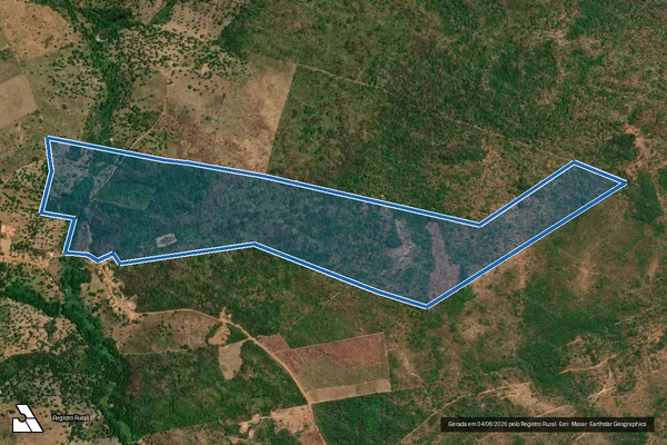 Imagem de satélite de FAZENDA SANTA ROSA - Gleba A em Tuntum - MA