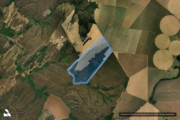 Imagem de satélite de FAZENDA SÃO JOSÉ DE GOIÁS - 01 em Água Fria de Goiás - GO