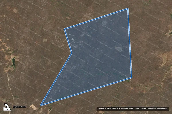 Imagem de satélite de FAZENDA CACHOEIRA em Apuiarés - CE