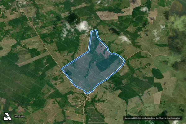 Imagem de satélite de Fazenda São Felipe - Parcela 1 em São Domingos do Capim - PA