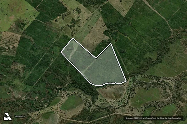 Imagem de satélite de FAZENDA PORTO SEGURO  - Parte 1 em Poconé - MT