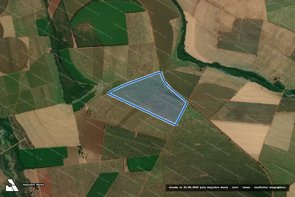 Imagem de satélite de Fazenda Vitória I - Fazenda Vitória I em Colômbia - SP