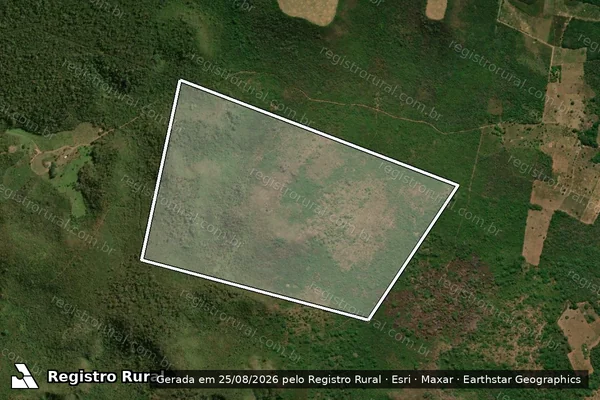 Imagem de satélite de Fazenda Santa Maria - Fazenda Santa Maria II em Jatobá - MA