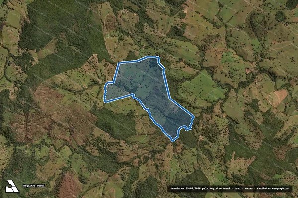 Imagem de satélite de FAZENDA CÓRREGO FRIO, POÇÃO, TRÊS BARRINHA - 001 em Rubiataba - GO