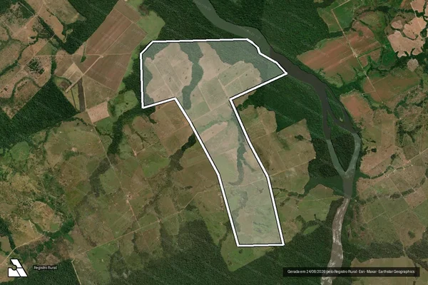 Imagem de satélite de FAZENDA TAQUARUÇU II - FAZENDA TAQUARUÇU II em Juara - MT