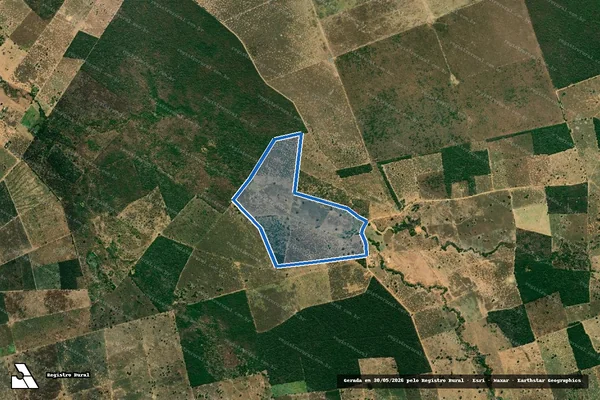 Imagem de satélite de FAZENDA ALVORADA - FAZENDA ALVORADA em Cotegipe - BA