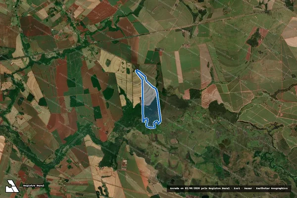 Imagem de satélite de SITIO SÃO PEDRO - Parcela 1 em Ibitinga - SP
