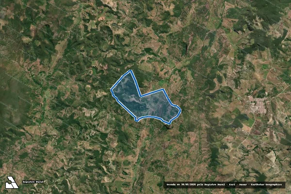 Imagem de satélite de FAZENDA LAGOA GRANDE - Parcela 1 em Almenara - MG