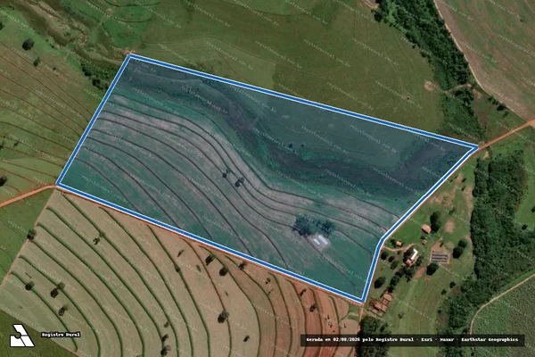 Imagem de satélite de FAZENDA FELICIDADE - PARTE 01 em Santo Antônio do Aracanguá - SP
