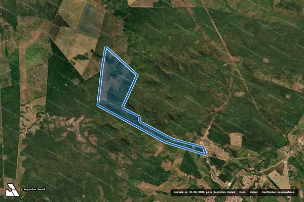 Imagem de satélite de Fazenda Santo Expedito em Colinas - MA