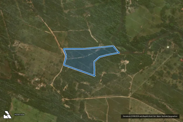 Imagem de satélite de FAZENDA RIO VERDE L.D. MONTE ALTO - Lote 07 em Mineiros - GO