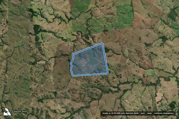Imagem de satélite de FAZENDA MARMORE - Parte 1 em Conselheiro Mairinck - PR