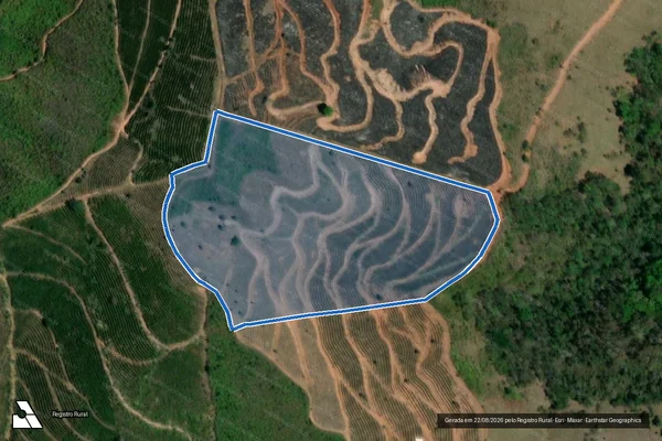 Imagem de satélite de SITIO SAO JUDAS TADEU - Parcela 1 em Mutum - MG