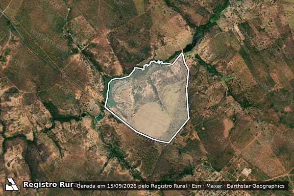 Imagem de satélite de Fazenda Jacu e Macacos - Fazenda Jacu e Macacos I em Luislândia - MG