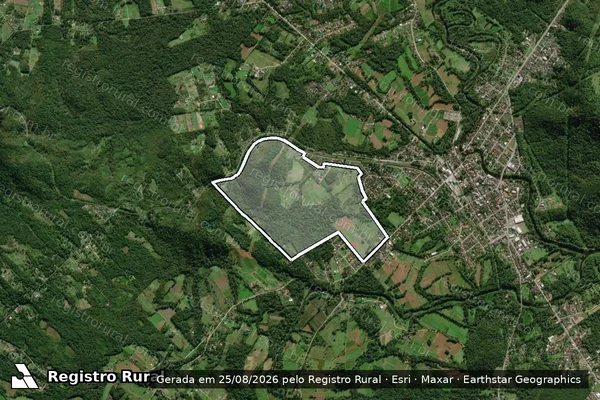 Imagem de satélite de PA Nhundiaquara ? Gleba Central - PA Nhundiaquara ? Gleba Central ? Gleba H em Morretes - PR