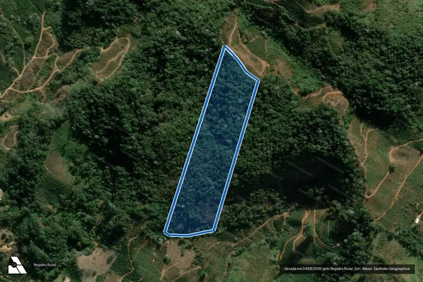 Imagem de satélite de FAZENDA QUEIROZES - Parcela 1 em Eugenópolis - MG