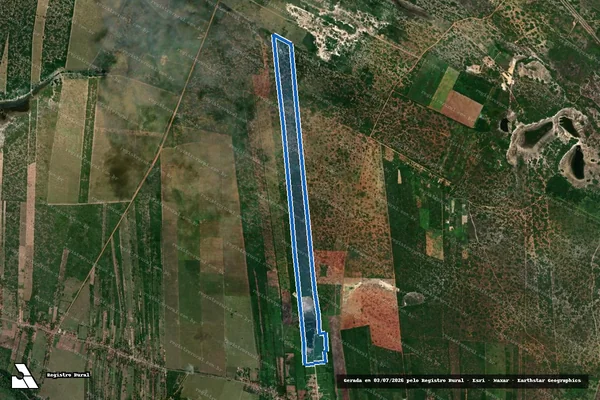Imagem de satélite de FAZENDA SANTA HELENA - Parcela 1 em Ceará-Mirim - RN