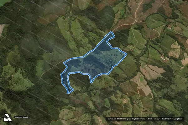 Imagem de satélite de Fazenda São Rafael - Parcela 1 em Ibiá - MG